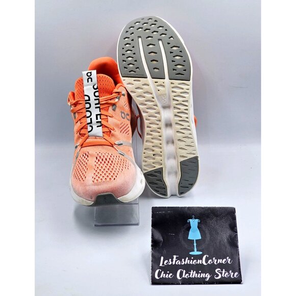 On Cloud Men's Orange Cloudsurfer Lightweight Running Shoes Mesh Upper Sz 8 2903 - Picture 3 of 16